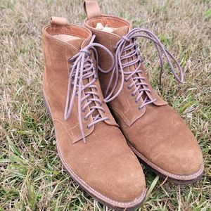Alden boots, brown suede/roughout, 12B/D
